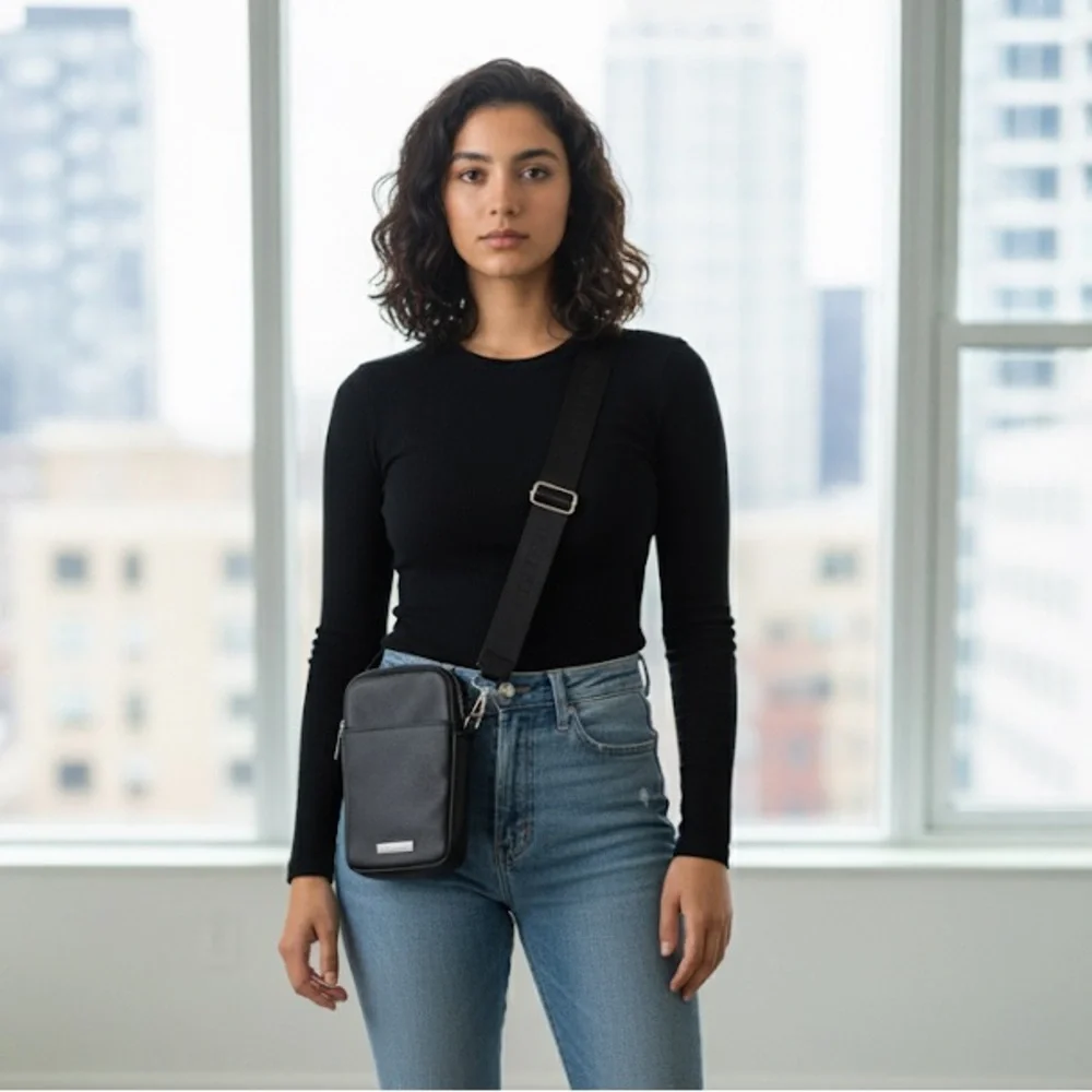 Crossbody Bag (Madden Girl, Black)🖤 - Picture 2 of 8